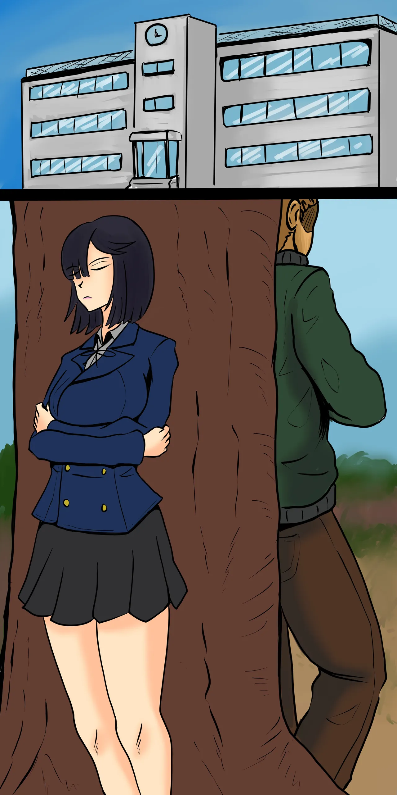 禍津姫の巫女・長女一葉対樹木子 page 1 full