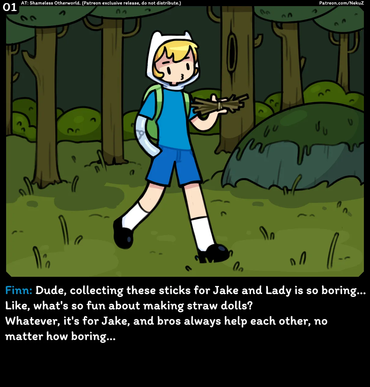 Adventure Time - Shameless Otherworld -wip- page 1 full