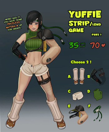 [Godlem] Yuffie Strip/Lewd Game (Final Fantasy VII) cover