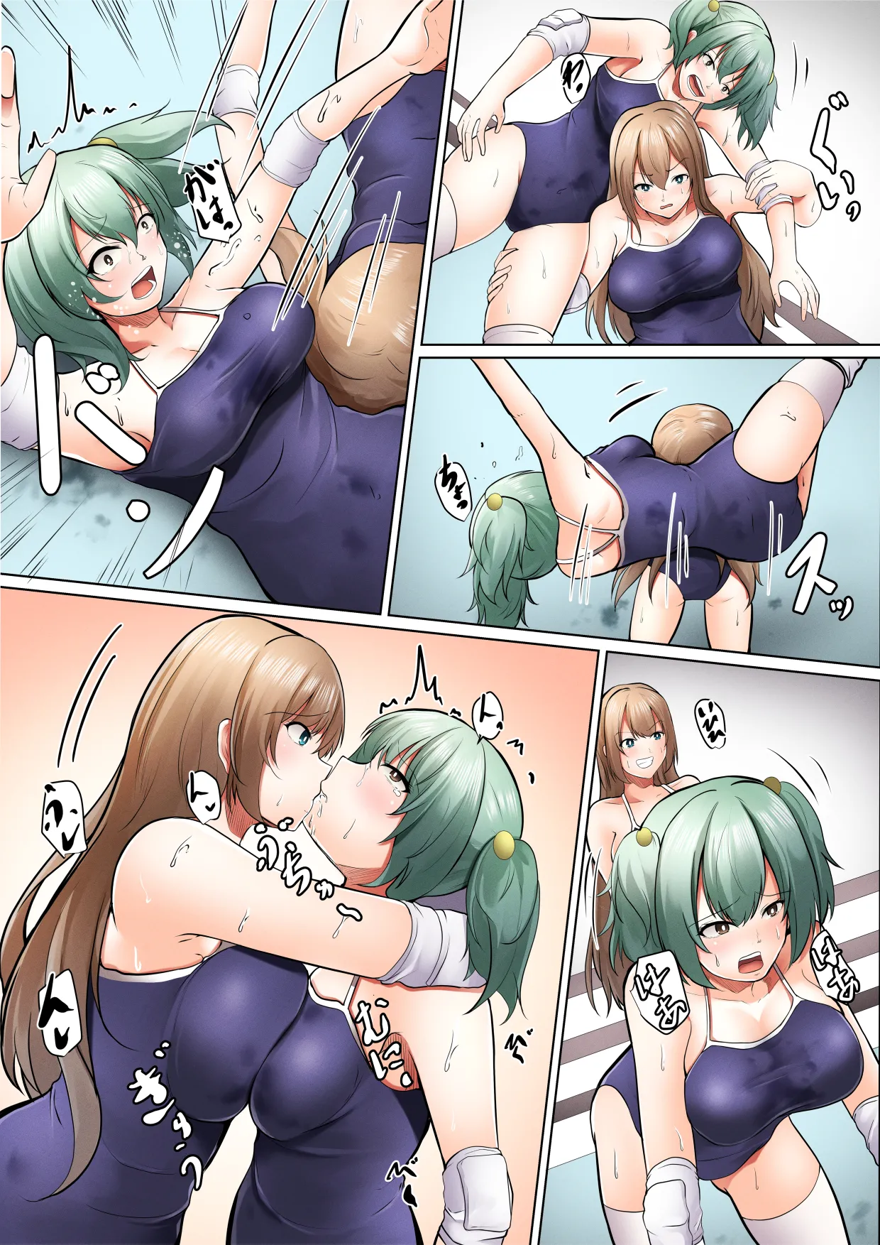 学校で女子プロレス! 全員失神失禁 むちむちJKマッチ編 page 11 full