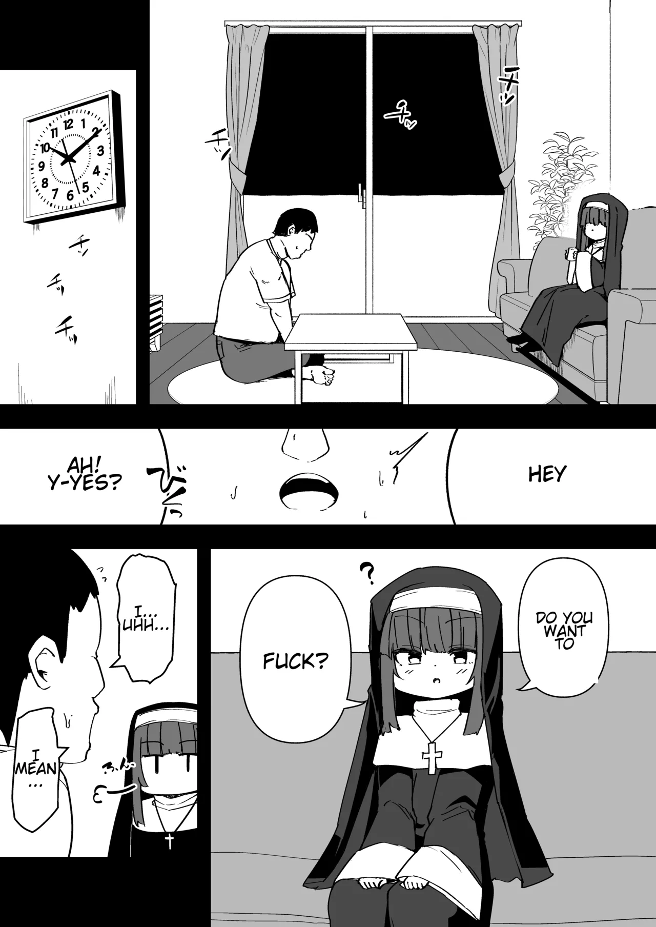 Zangeshitsu no Chiisana Ero Sister 4 | The Small Nun in the Confessional 4 page 4 full