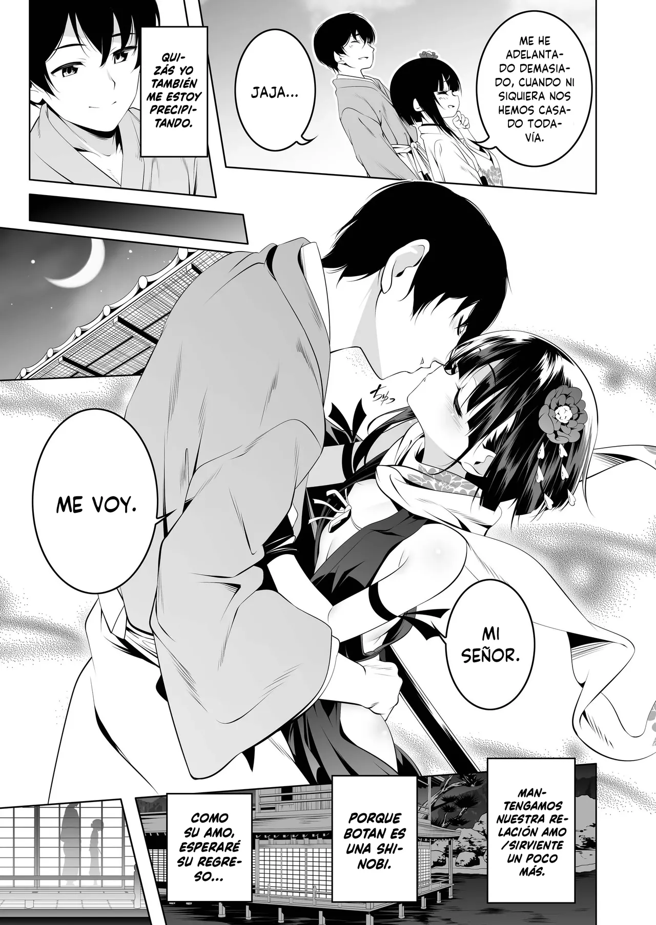 Koushoku no Chuugi Kunoichi Botan | Botan, La Kunoichi Lujuriosamente Leal page 12 full