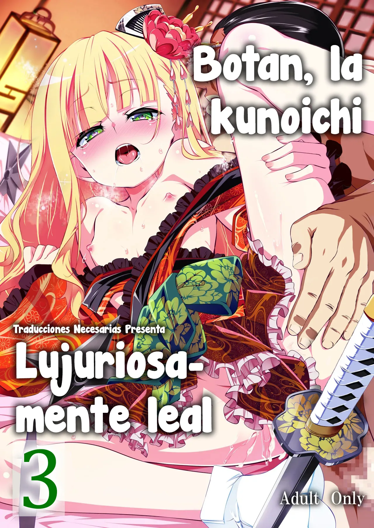 Koushoku no Chuugi Kunoichi Botan San - Botan, la kunoichi lujuriosamente leal 3 page 1 full