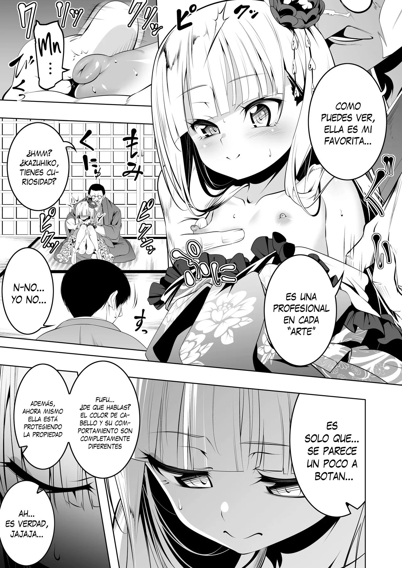 Koushoku no Chuugi Kunoichi Botan San - Botan, la kunoichi lujuriosamente leal 3 page 4 full