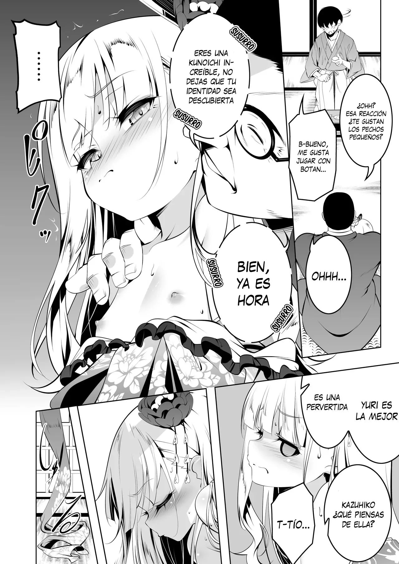 Koushoku no Chuugi Kunoichi Botan San - Botan, la kunoichi lujuriosamente leal 3 page 9 full