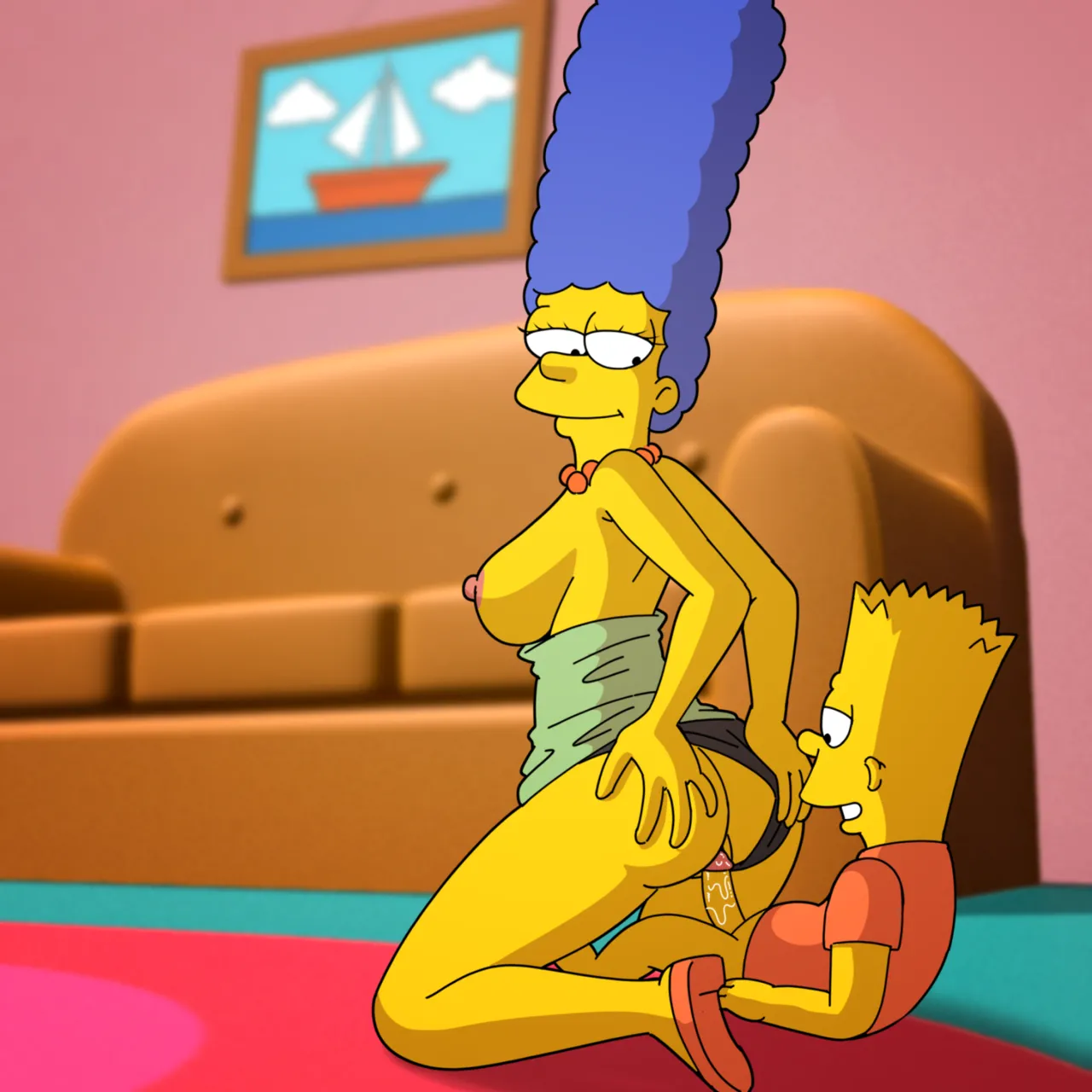 Marge and Bart Simpson page 5 full