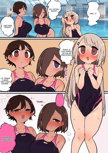[Momomo] Futanari Suieibu-chan Wa Buchou Kengen de Mainichi Haremu Osettaishitemoraemasu｜Con la Autoridad de la Presidenta Futanari, Todas las Miembros del Club de Natación Entrenan a Diario su Harem Exclusivo {Spanish} {EbisuTraslade - Winder} cover