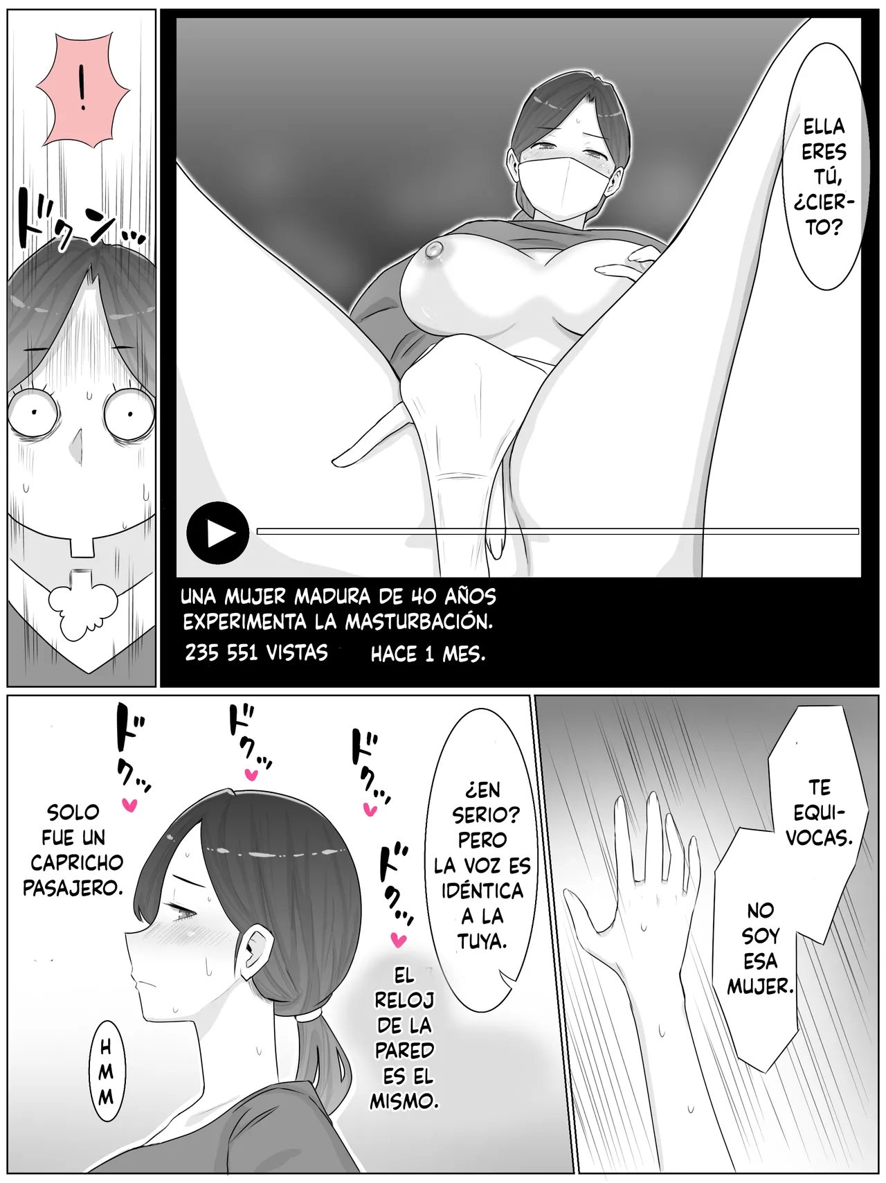 Iinari Kyonyuu Haha Natsumi  Oi ni Eroi Fukugyou ga Barete Kuchidome Koubi Shiteimasu page 7 full