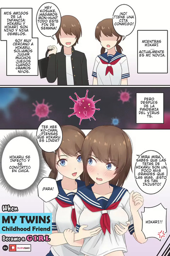 When My Twins Childhood Friend Became a Girl [TF SCANS] cover