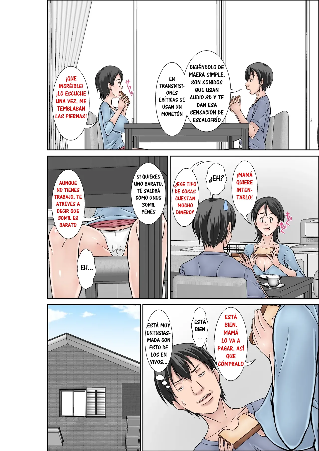 Kora! Anta Hahaoya o Kudoite Nani Shiyoutte Iu no! 〜Katsuo Hitorigurashi Hen〜 Sono 2｜¡Oye! ¿Qué Pretendes Seduciendo a Tu Madre？~La Vida en Solitario de Katsuo~ 2 page 12 full