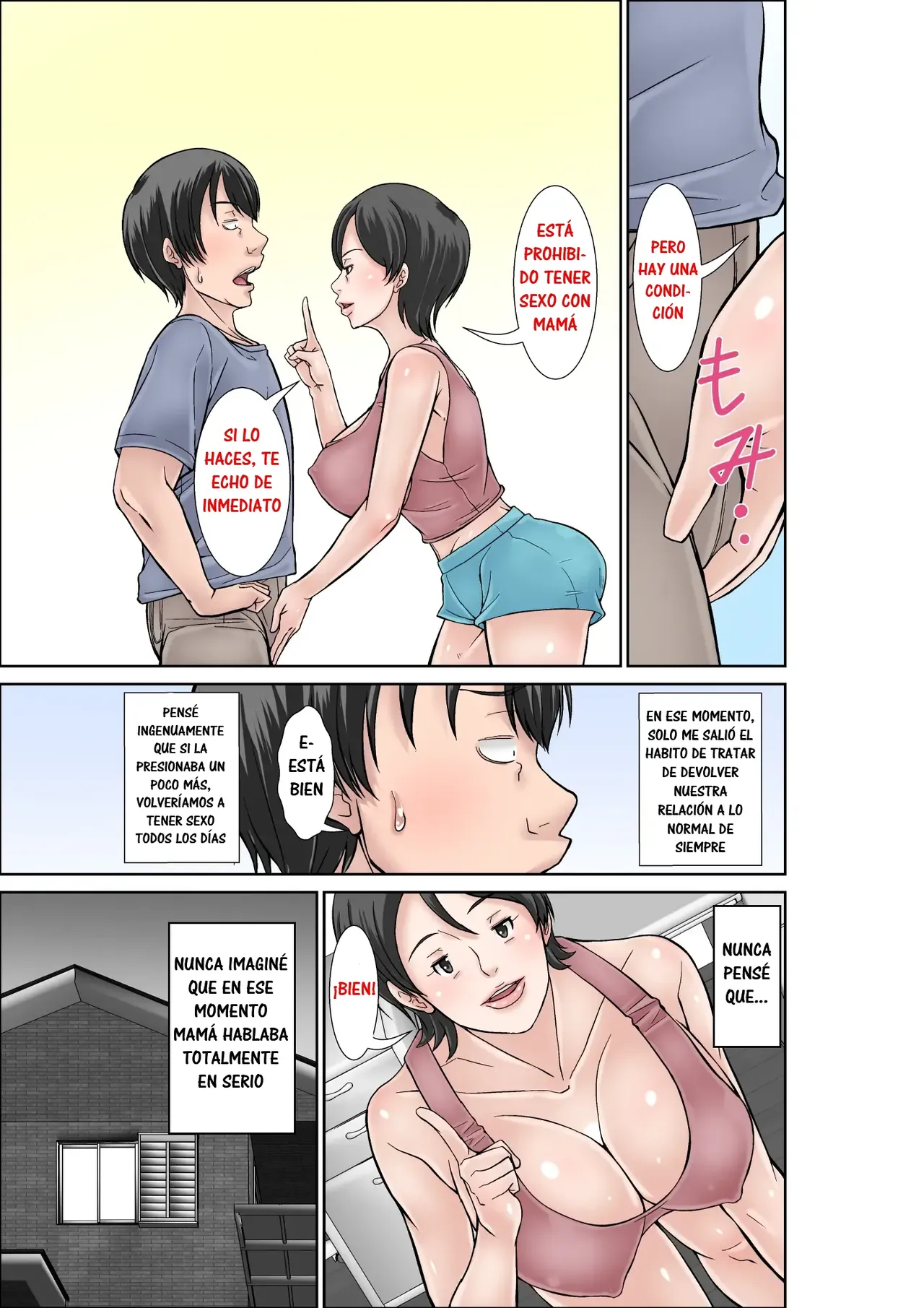 Kora! Anta Hahaoya o Kudoite Nani Shiyoutte Iu no! 〜Katsuo Hitorigurashi Hen〜 Sono 2｜¡Oye! ¿Qué Pretendes Seduciendo a Tu Madre？~La Vida en Solitario de Katsuo~ 2 page 7 full