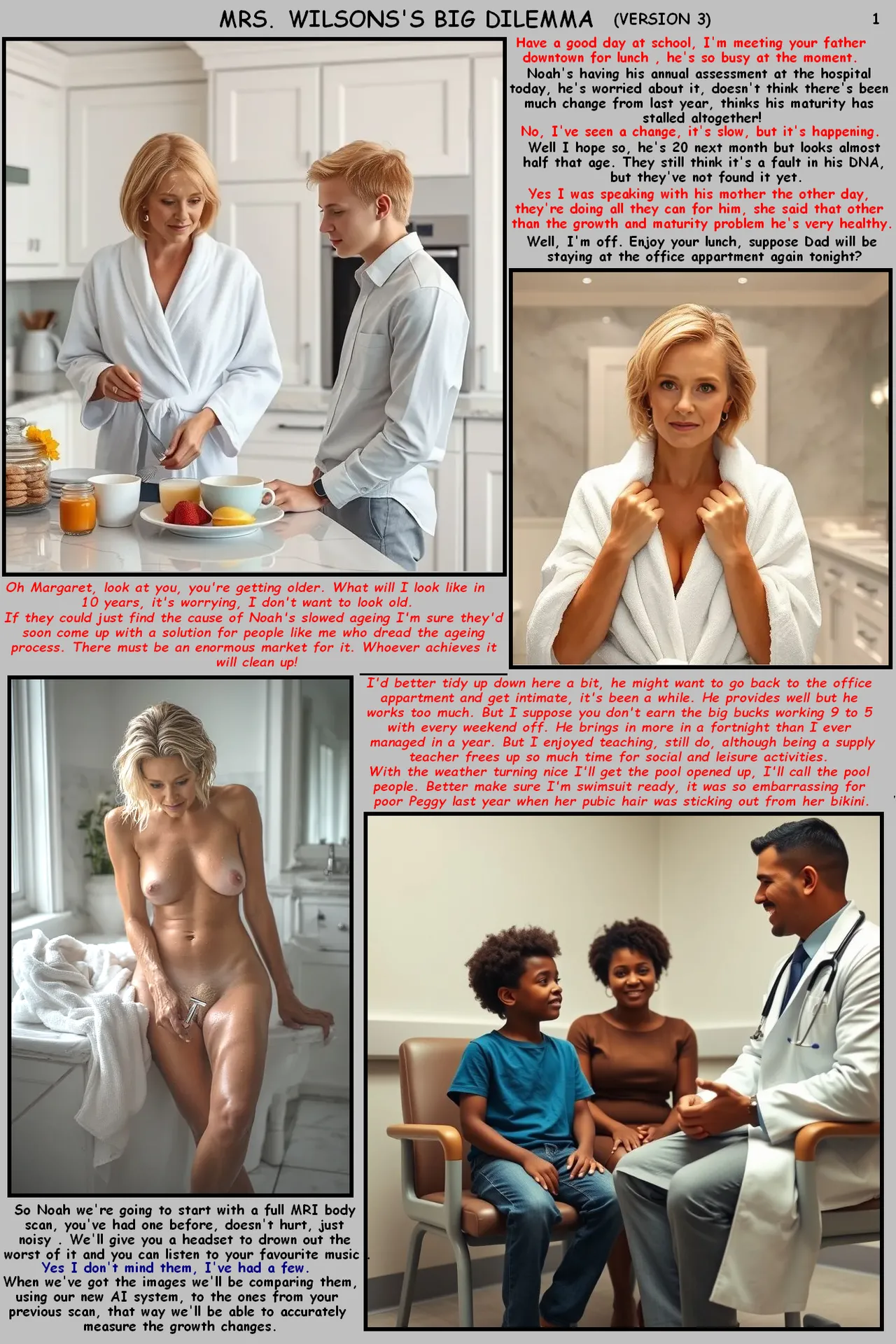 Mrs. Wilson's Big Dilemma page 1 full