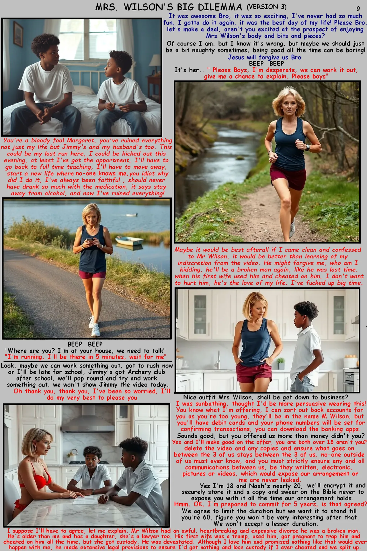 Mrs. Wilson's Big Dilemma page 9 full