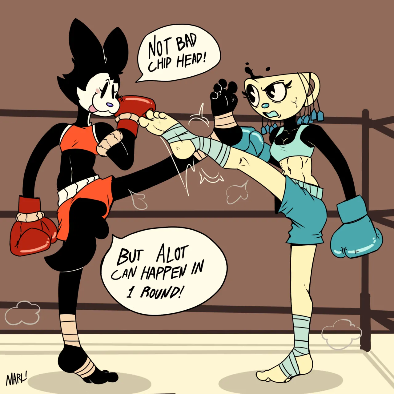 Miss Tea Vs Chloe page 1 full