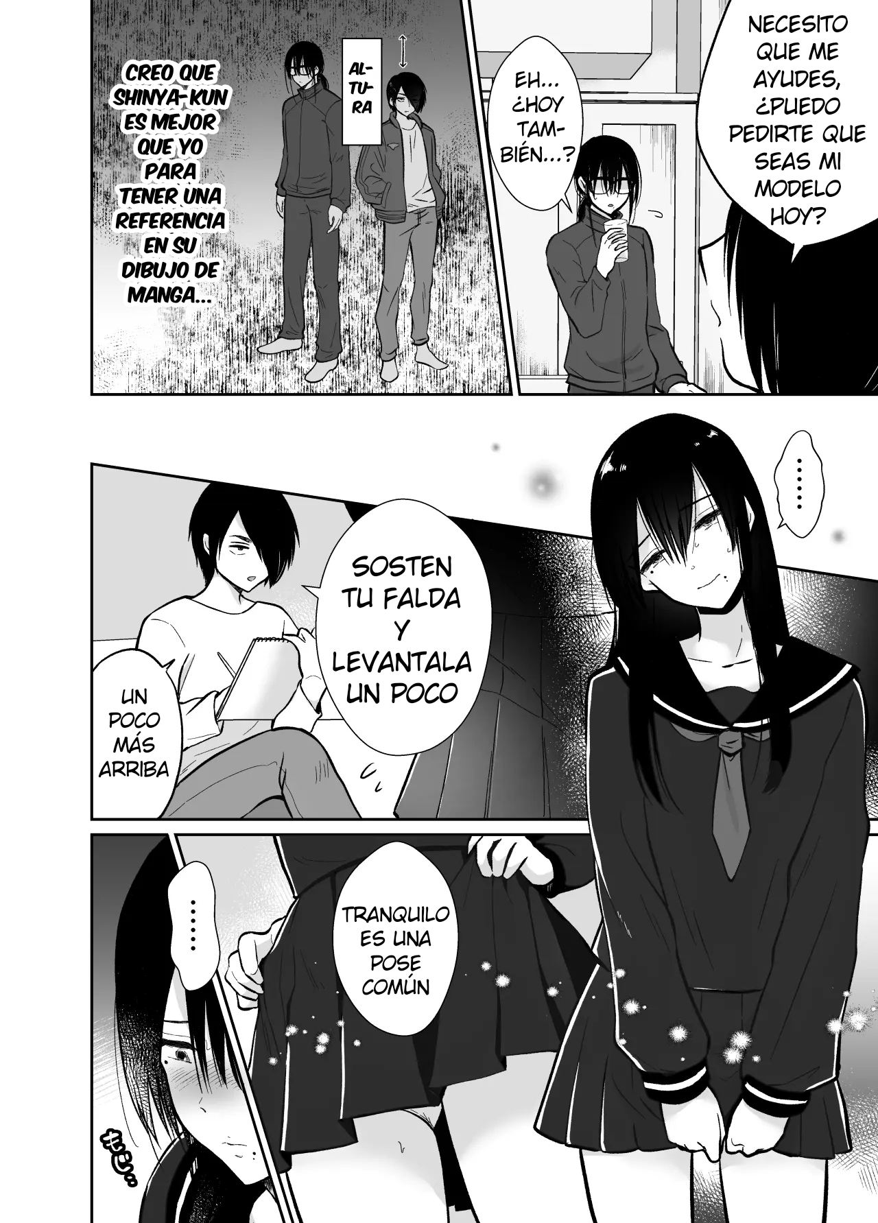 Mesu Ochi Share House Rin-kun Hen 〜 Mangaka Shibou no Kage Kya 2 nin ga Chara Otoko ni Oishiku page 9 full