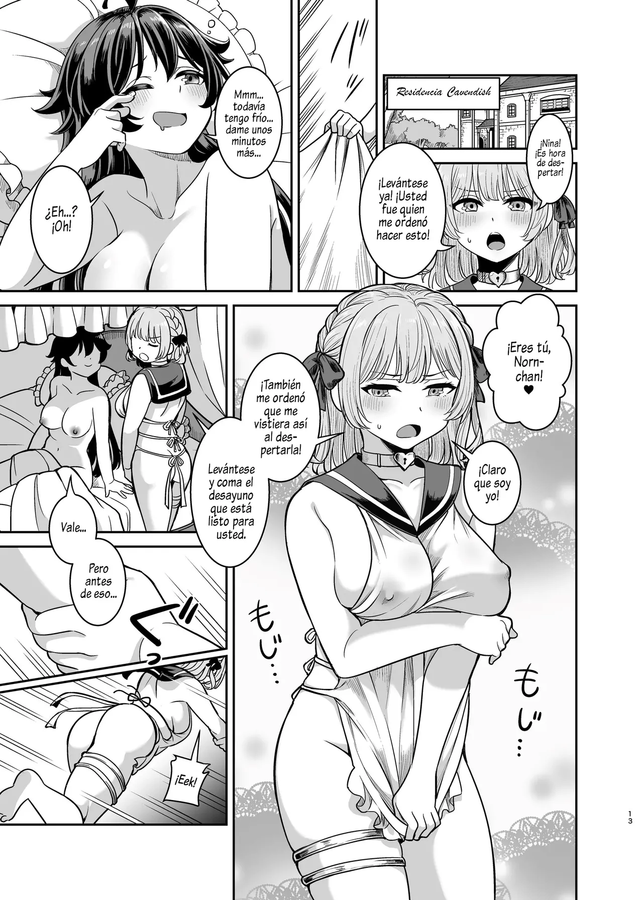 Yandere Ojou-sama no Seidorei Kyouiku ~Meimon Kizoku no Ojou-sama ga Kaitorareta Saki wa Osananajimi no Ie deshita~ page 12 full
