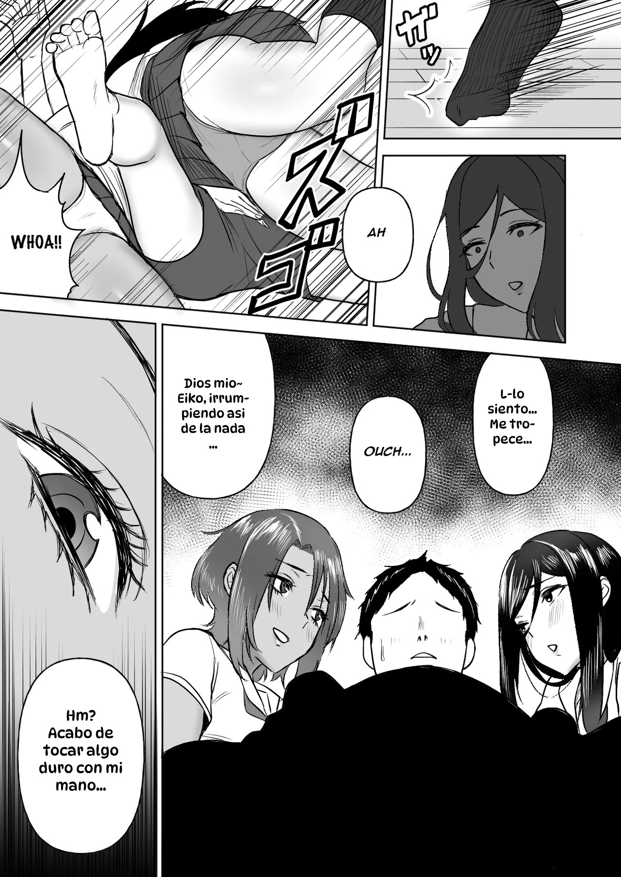 Dekai Osananajimi-tachi ni Hasamarete Ase Daku Harem Ecchi｜Atrapado entre Mis Enormes Amigas de la Infancia para Tener Sexo Grupal y Sudoroso page 8 full