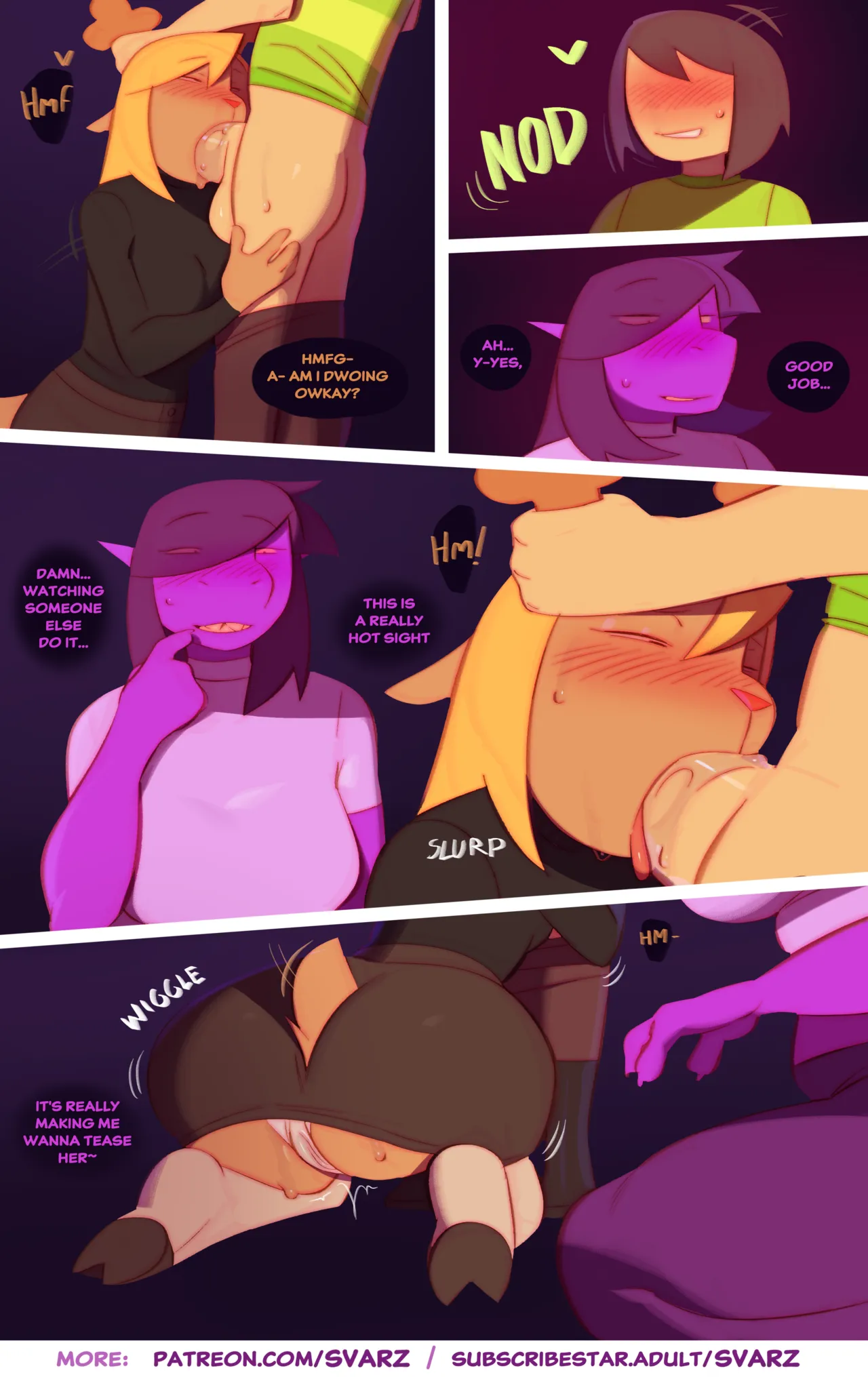 Deltarune College Trio page 11 full