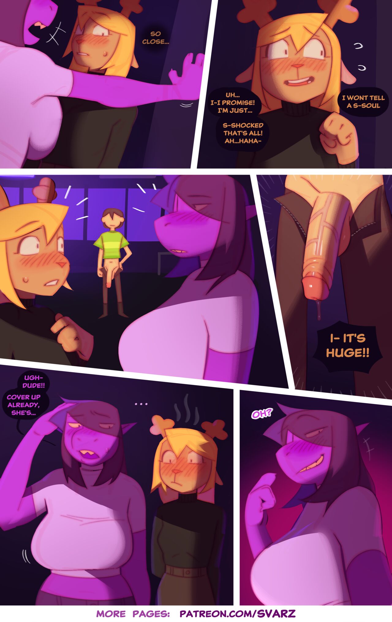 Deltarune College Trio page 7 full