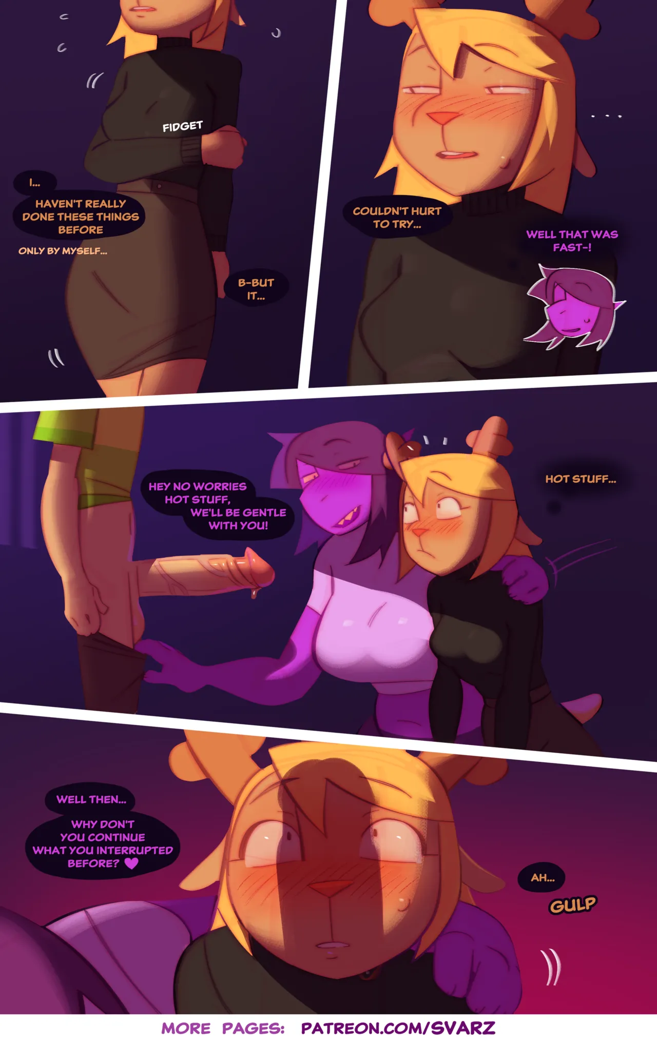Deltarune College Trio page 9 full