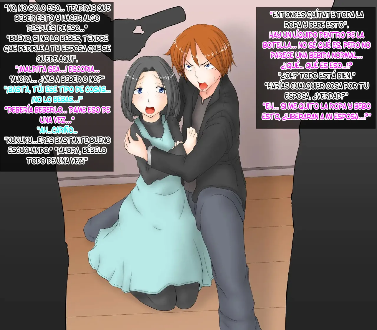 Nyotaika Sarete Tsuma no Mae de Netorareru ~Aisuru Tsuma no Mae de Mesu ni Kaerareru Danna-sama~ page 4 full