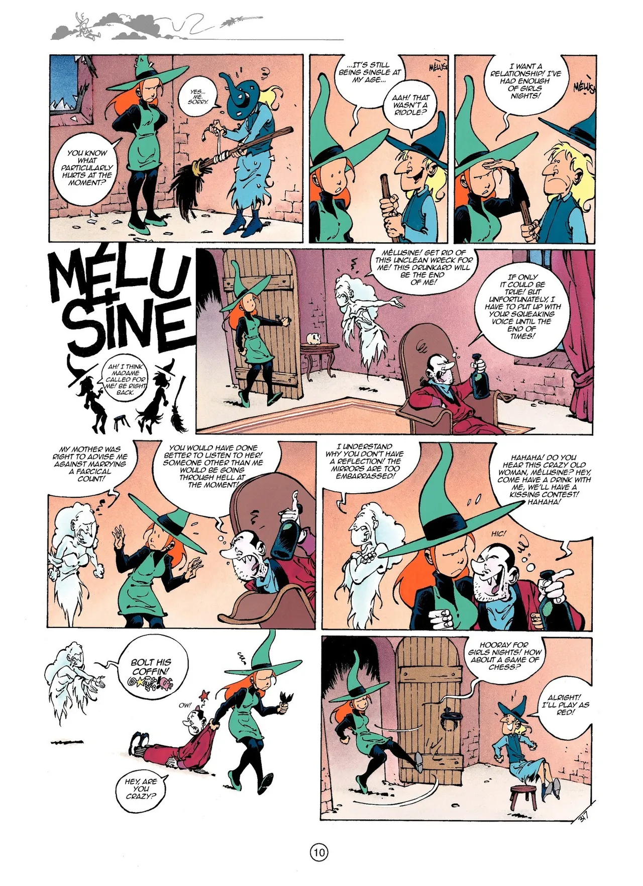 Mélusine #09 - Gilson & Clarke - Hypnosis, 2001 page 10 full