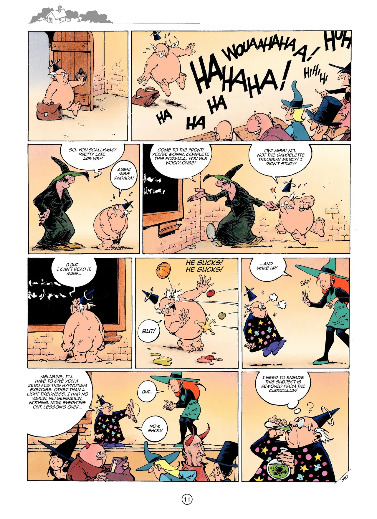 Mélusine #09 - Gilson & Clarke - Hypnosis, 2001 page 11 full