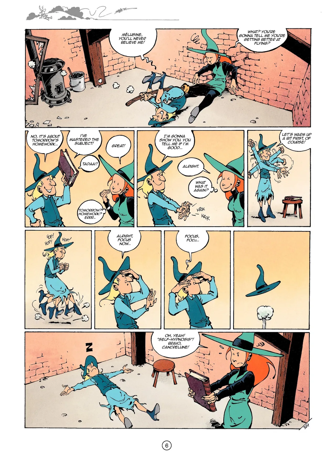 Mélusine #09 - Gilson & Clarke - Hypnosis, 2001 page 6 full