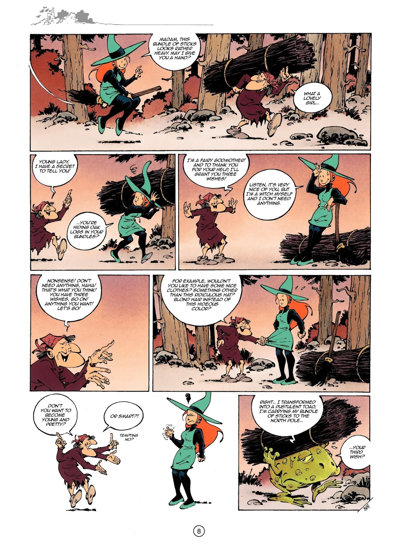 Mélusine #09 - Gilson & Clarke - Hypnosis, 2001 page 8 full