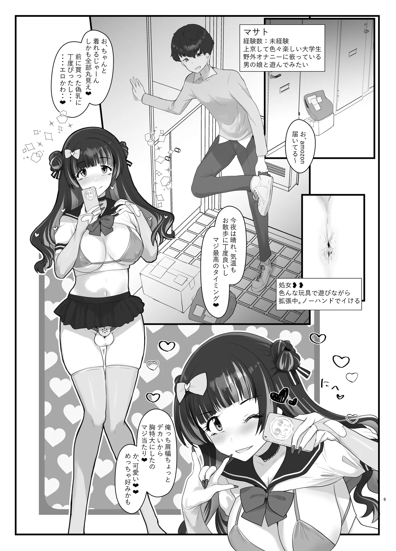 ZuriKoki Daisuki na Otokonoko Hon page 8 full