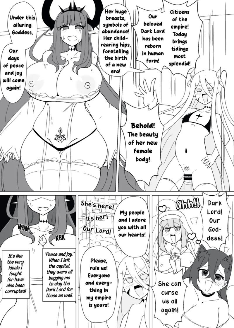Matenshoku no Yakata 14 | The House of Evil Class Change 14 Dark Goddess page 12 full