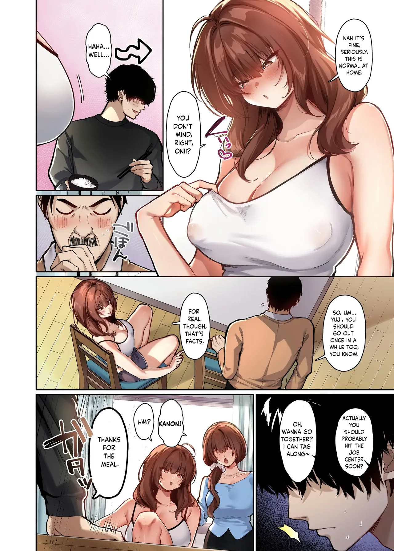 Kyorikan ga Bagutteru Gimai ga Isshou Icharabu Shitekuru page 4 full
