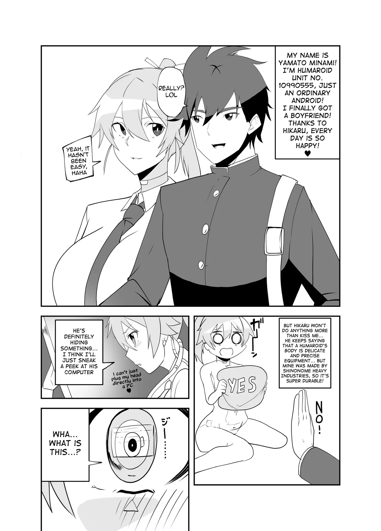 Humanroid no Semen Paradise! | Humaroid Semen Paradise! page 4 full