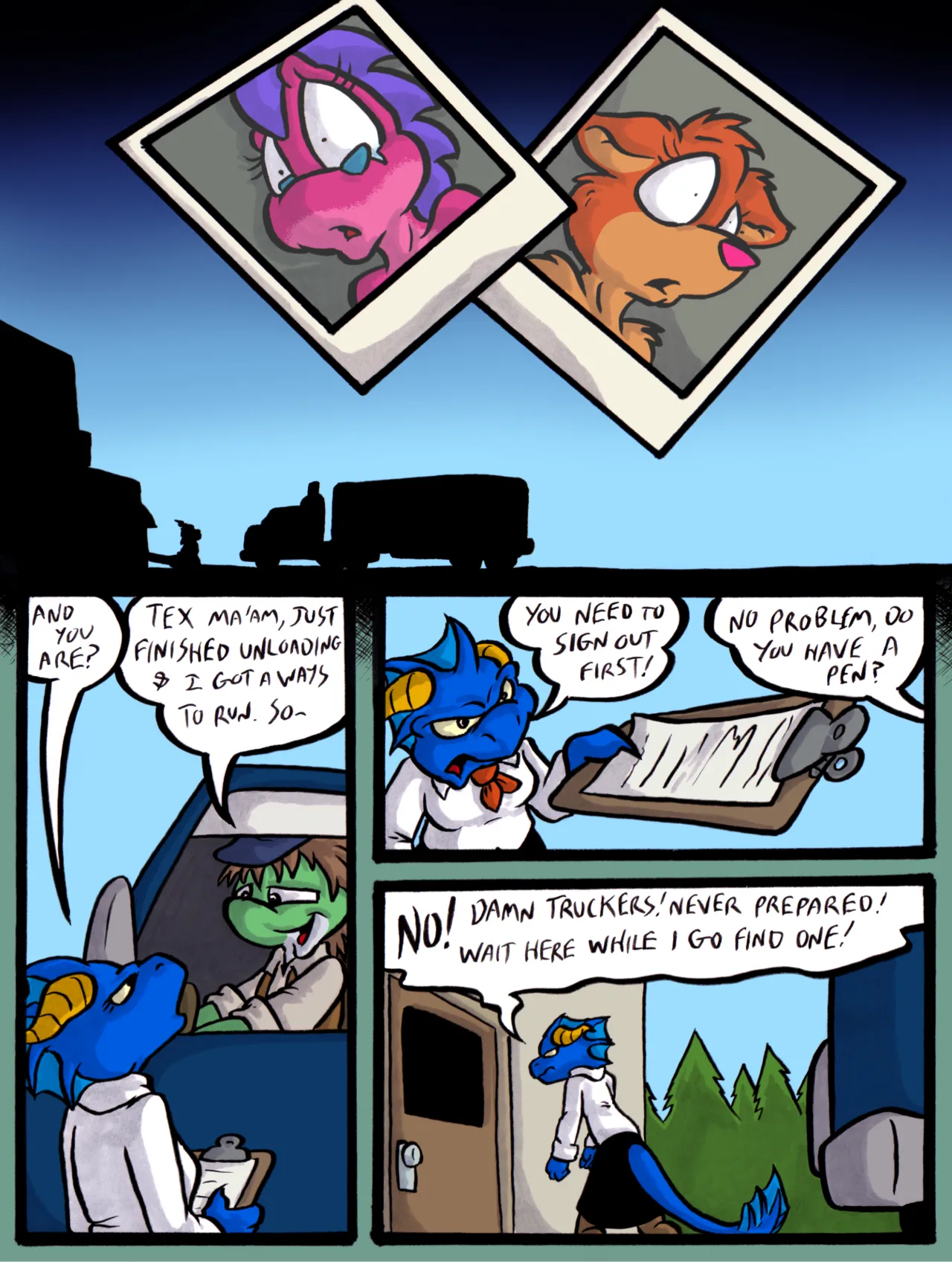 Tex and Ame page 1 full