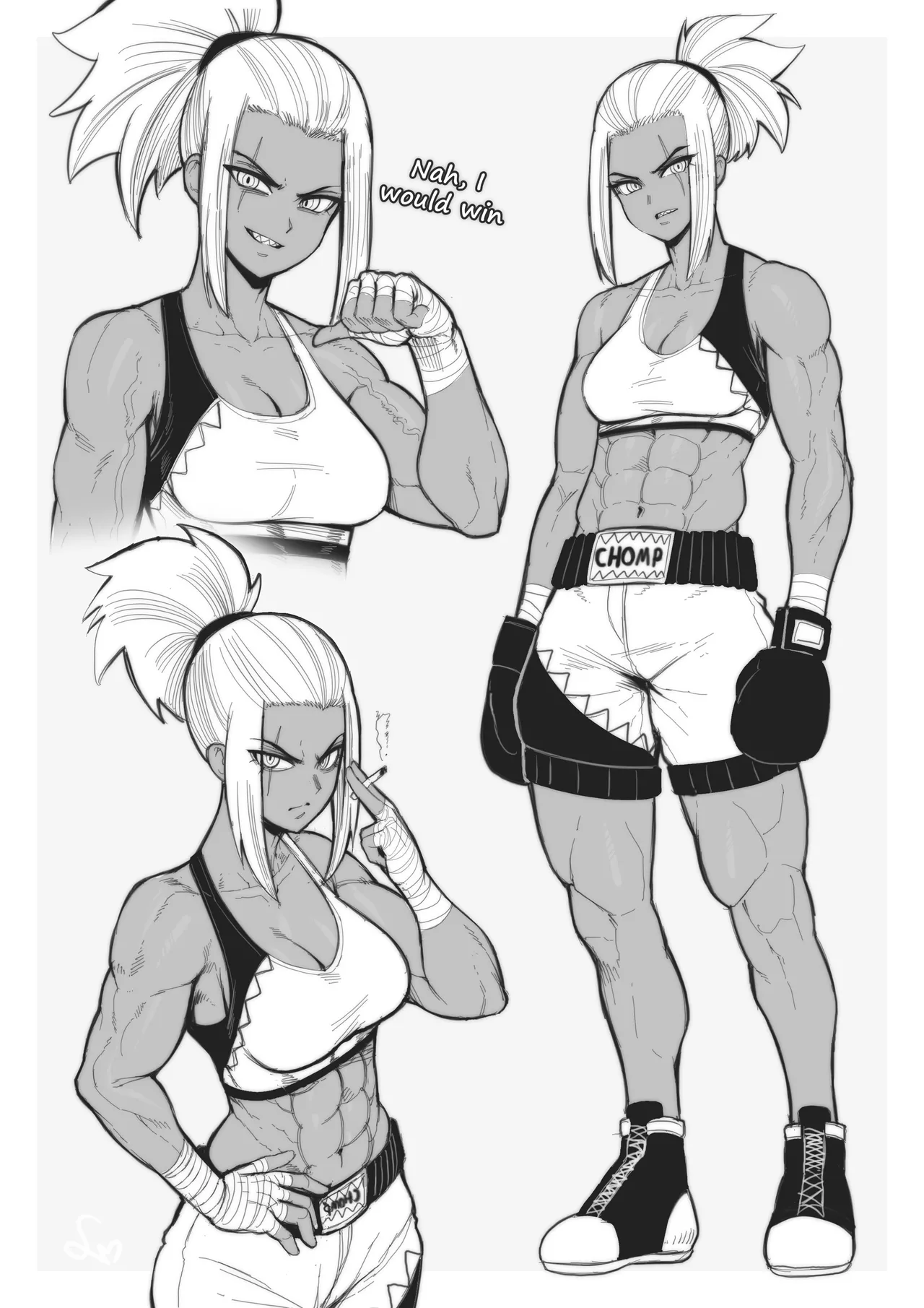 OC Fighting Girls page 1 full