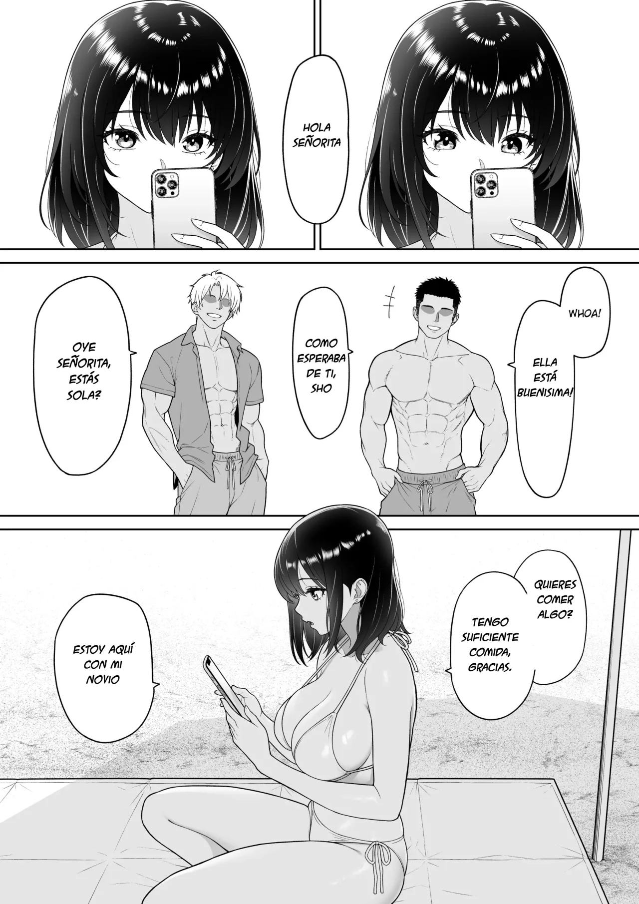 Kanojo o Torareta Ano Natsu no Hi｜Ese Día de Verano en que me la Robaron page 6 full