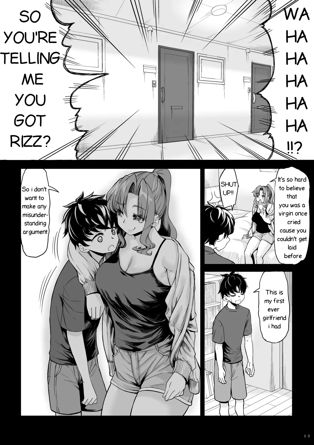 Shinchou 211 cm no Jirai-kei Joshi ni Nerawarete mou Nigerarenai 2 page 12 full