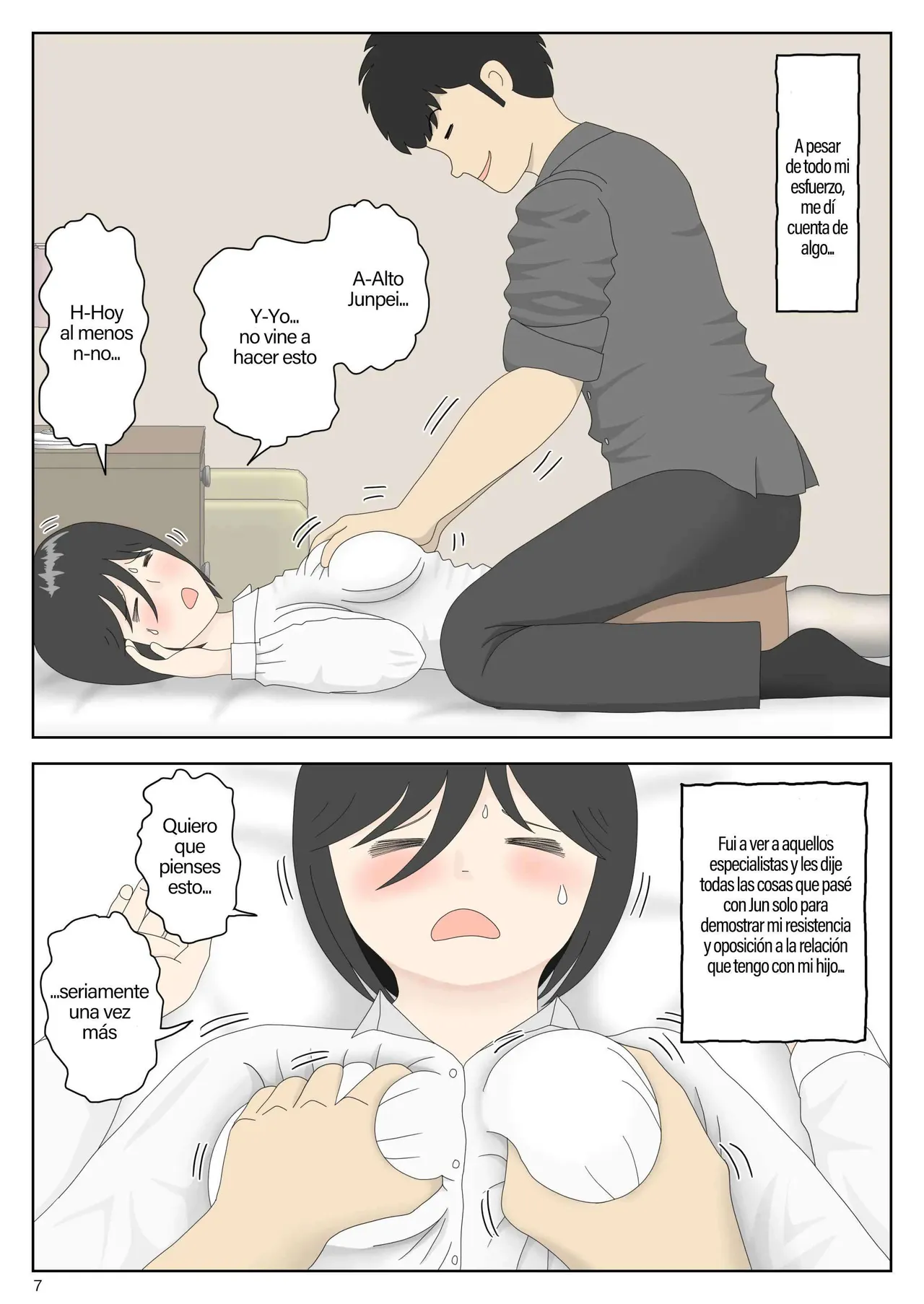 Onaneta Kaa-san Bessekaisen 7｜Mamá es Mi Material de Masturbación 7 page 7 full