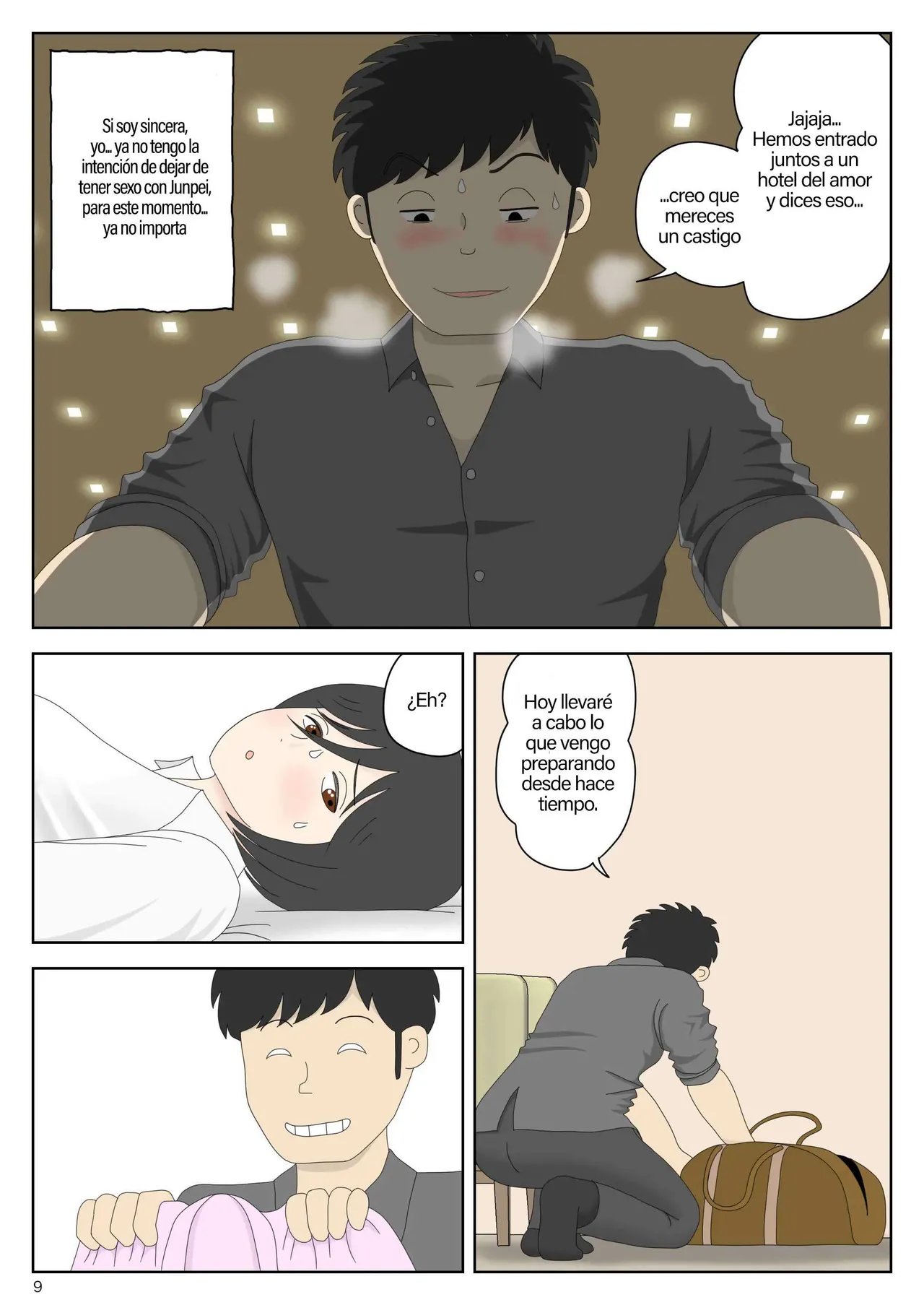 Onaneta Kaa-san Bessekaisen 7｜Mamá es Mi Material de Masturbación 7 page 9 full