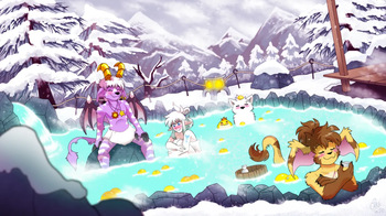 [The Chu (Raizy)] A Fun Day in an Onsen cover