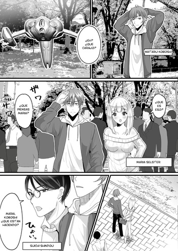 [Mashiro no Hihoukan (Labui)] Nyotaika de Time Slip!? Genshi Sekai de Akuyuu to Fuufu Seikatsu!? [Spanish] [TF Scans] cover