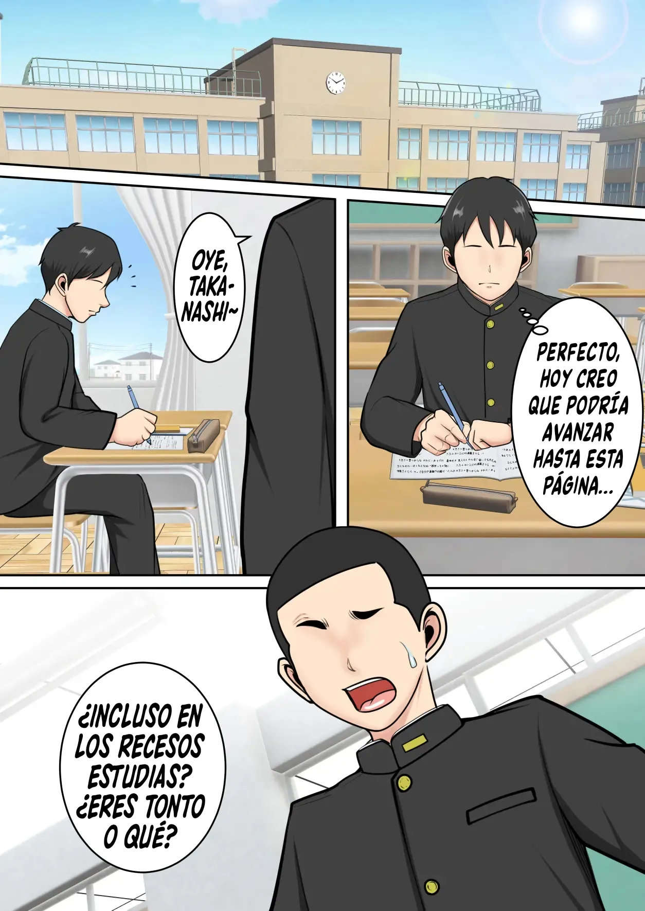 Muchimuchi na Tomodachi no Okaa-san ni Shiboritorarete｜Siendo Exprimido Por La Madre Voluptuosa De Mi Amigo page 3 full