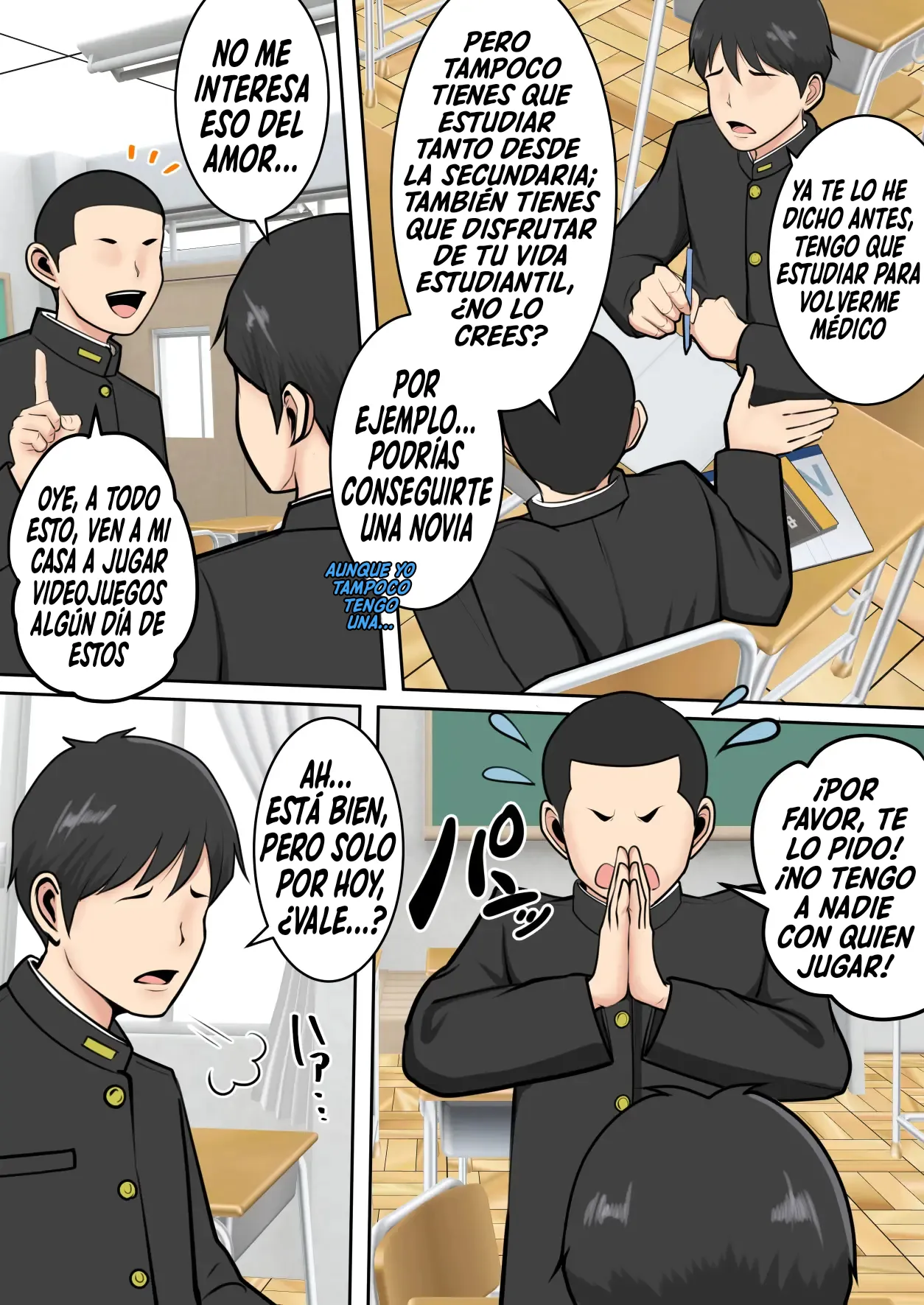 Muchimuchi na Tomodachi no Okaa-san ni Shiboritorarete｜Siendo Exprimido Por La Madre Voluptuosa De Mi Amigo page 4 full