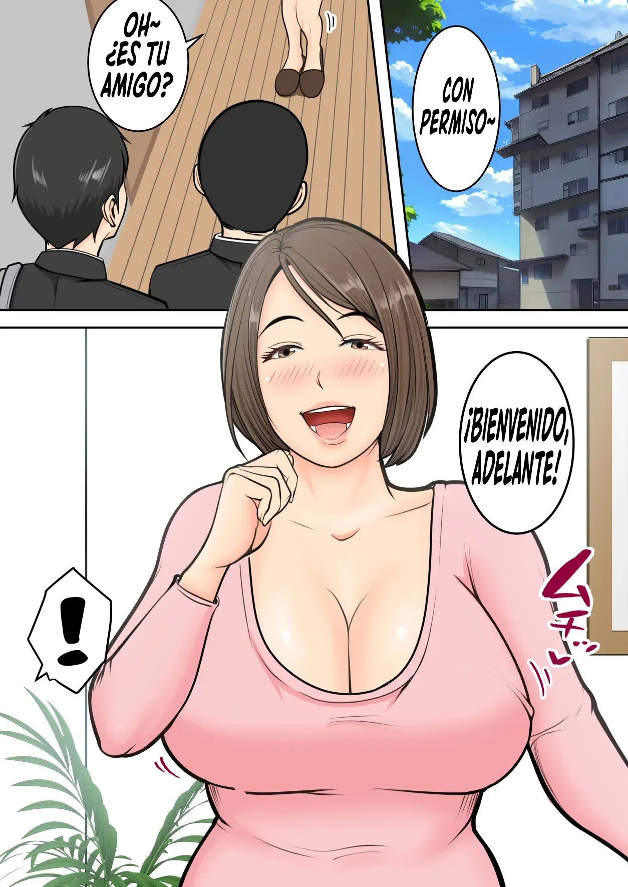 Muchimuchi na Tomodachi no Okaa-san ni Shiboritorarete｜Siendo Exprimido Por La Madre Voluptuosa De Mi Amigo page 5 full