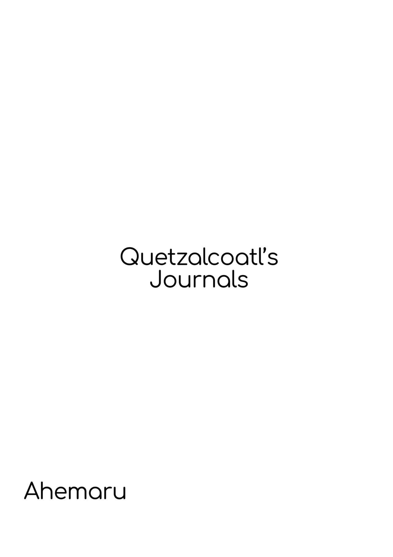 Quetzalcoatl no Nichijou | Quetzalcoatl's Journals page 2 full
