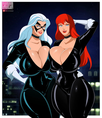 [Ghostlessm] Black Cat and Mary Jane (Spider-Man) cover