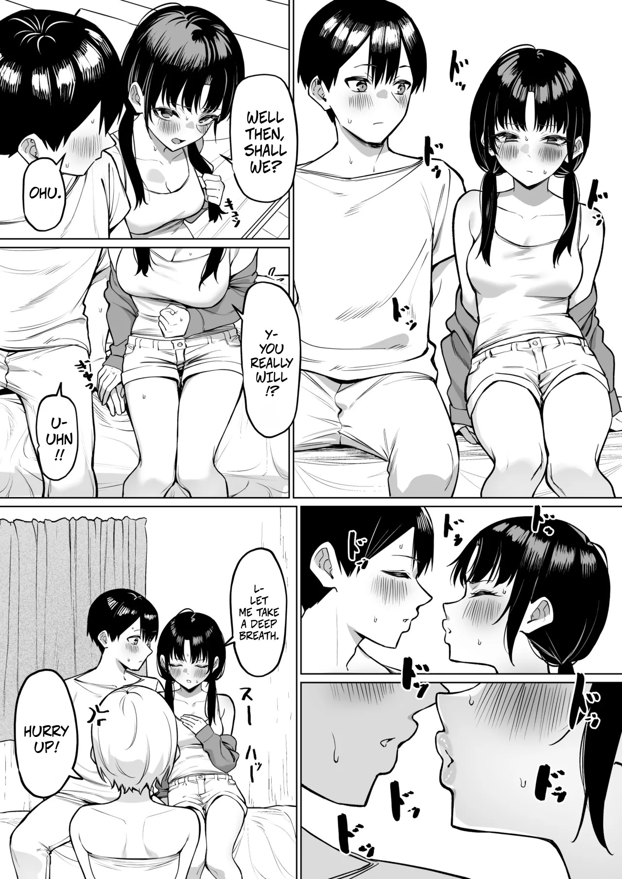 Onna Tomodachi Futari to Perochuu suru Hanashi | A Story About Kissing 2 Female Friends page 11 full