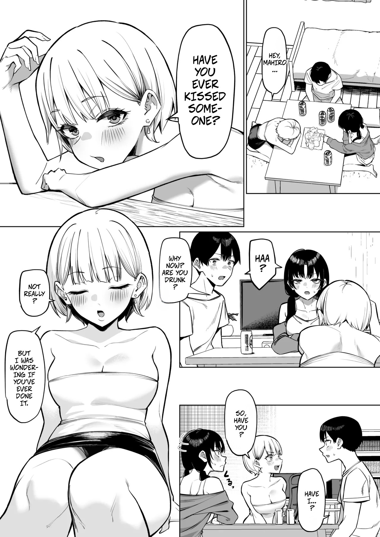 Onna Tomodachi Futari to Perochuu suru Hanashi | A Story About Kissing 2 Female Friends page 2 full
