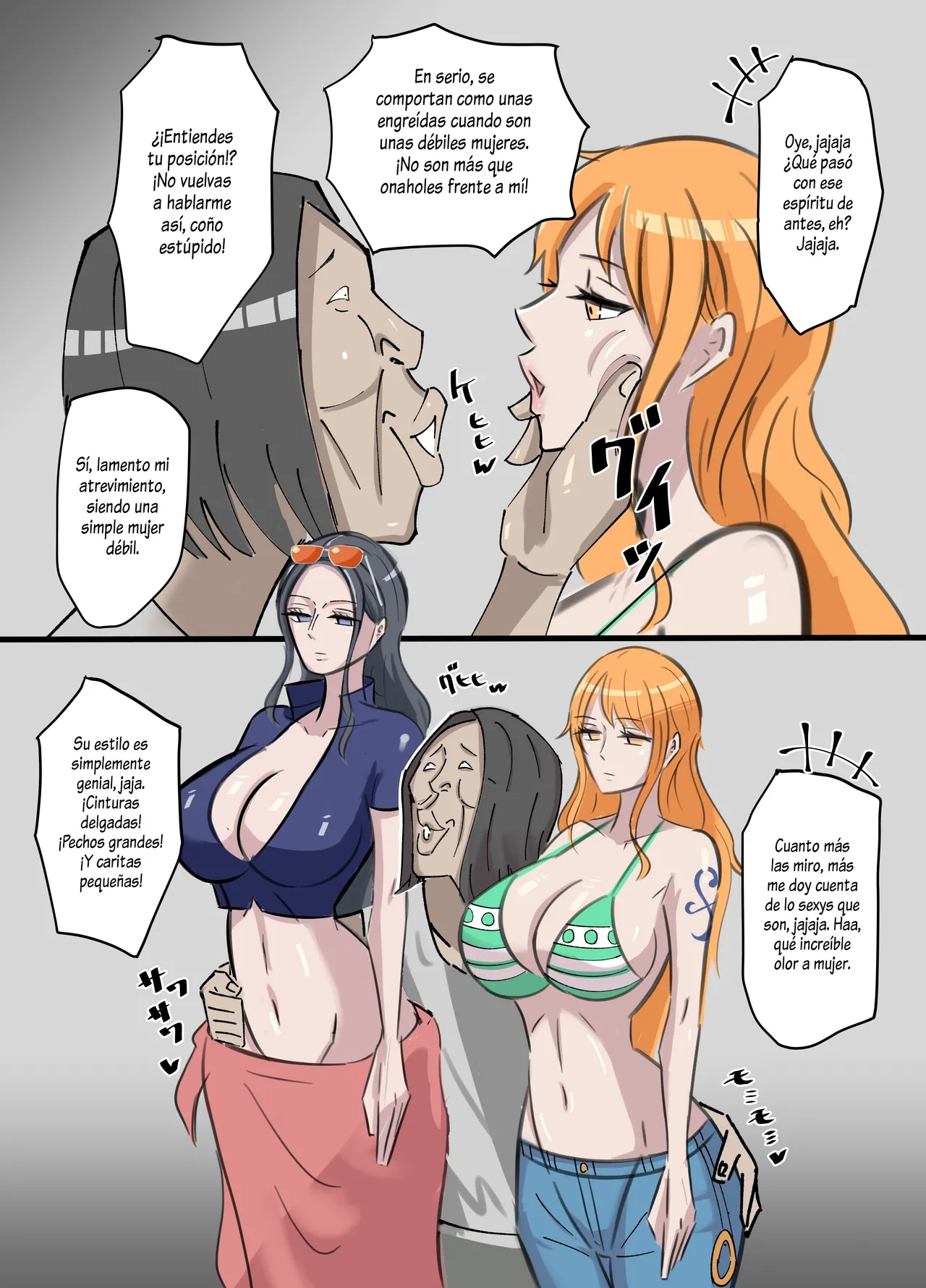 One Piece × Muteki Kimootoko｜One Piece × El Tipo Espeluznante Que Tiene Un PODER INVENCIBLE 1-3 + Extras page 6 full