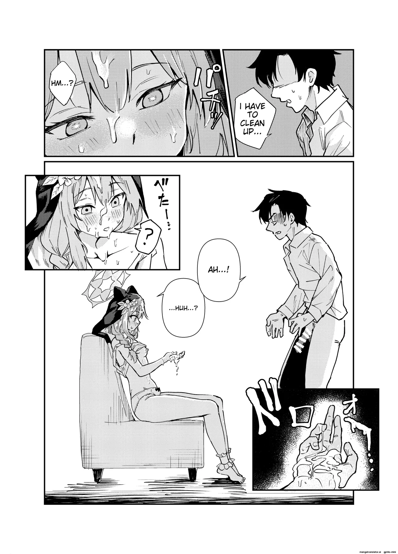 Marie was sleeping in the Sharre clubroom. page 12 full